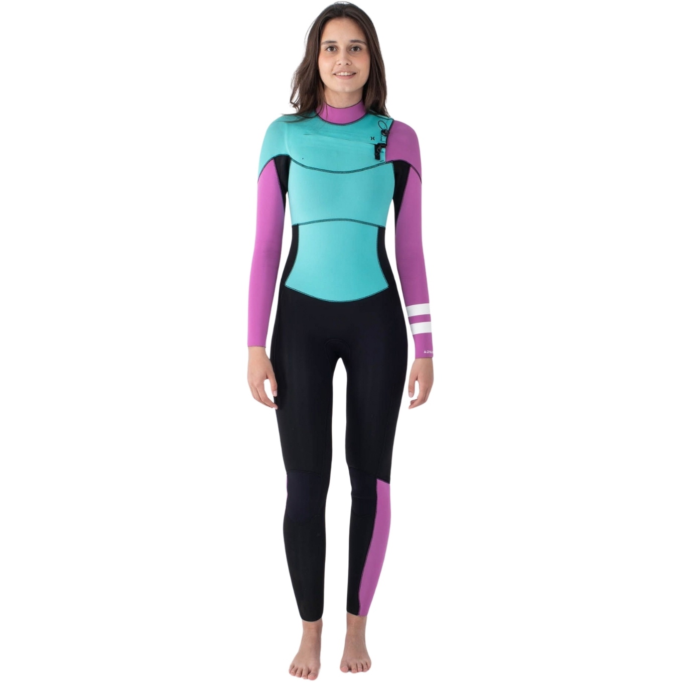 Hurley Femmes Advant 4/3mm Chest Zip Combinaison Néoprène WFS0013403 - Pistachio